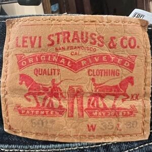 Levi's Dark Blue Denim Jeans